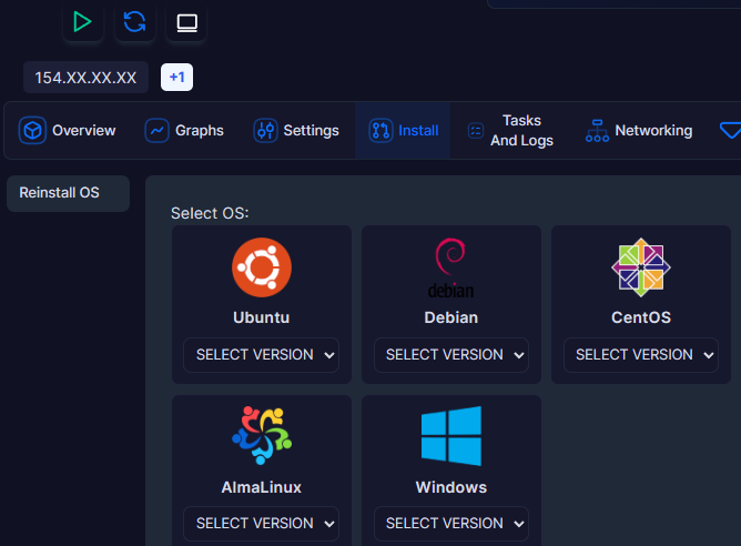 Linux VPS - RDPWindows
